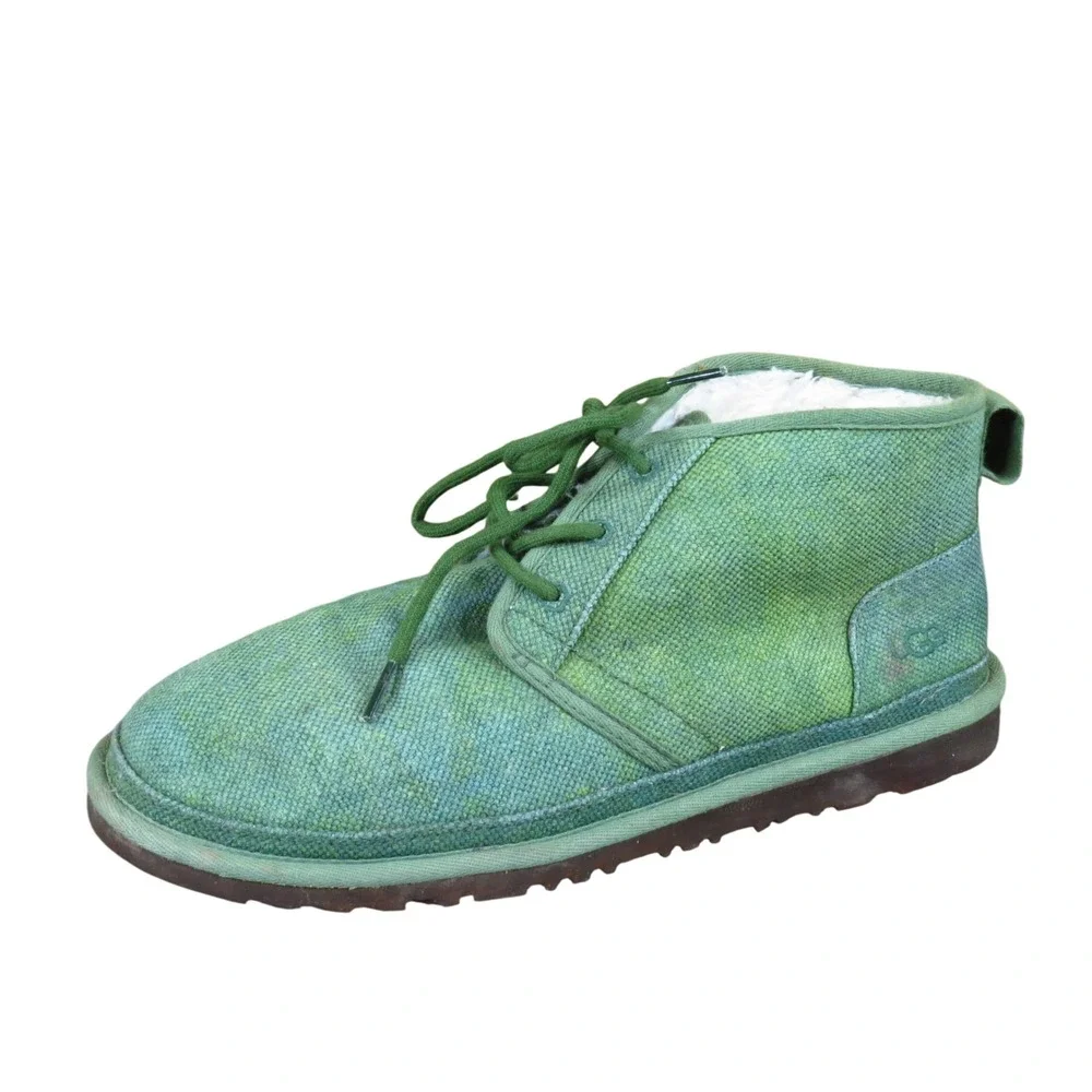UGG Neumel Natural Men Shoe Chukka Boot Size 12 Sustainable Lifestyle Green